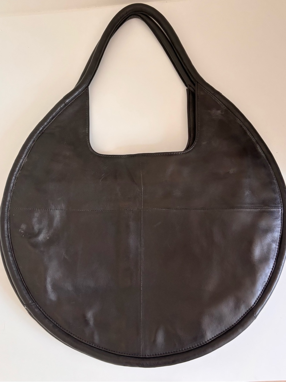 Anthropologie - Julien Leather (lamb skin) Tote - black